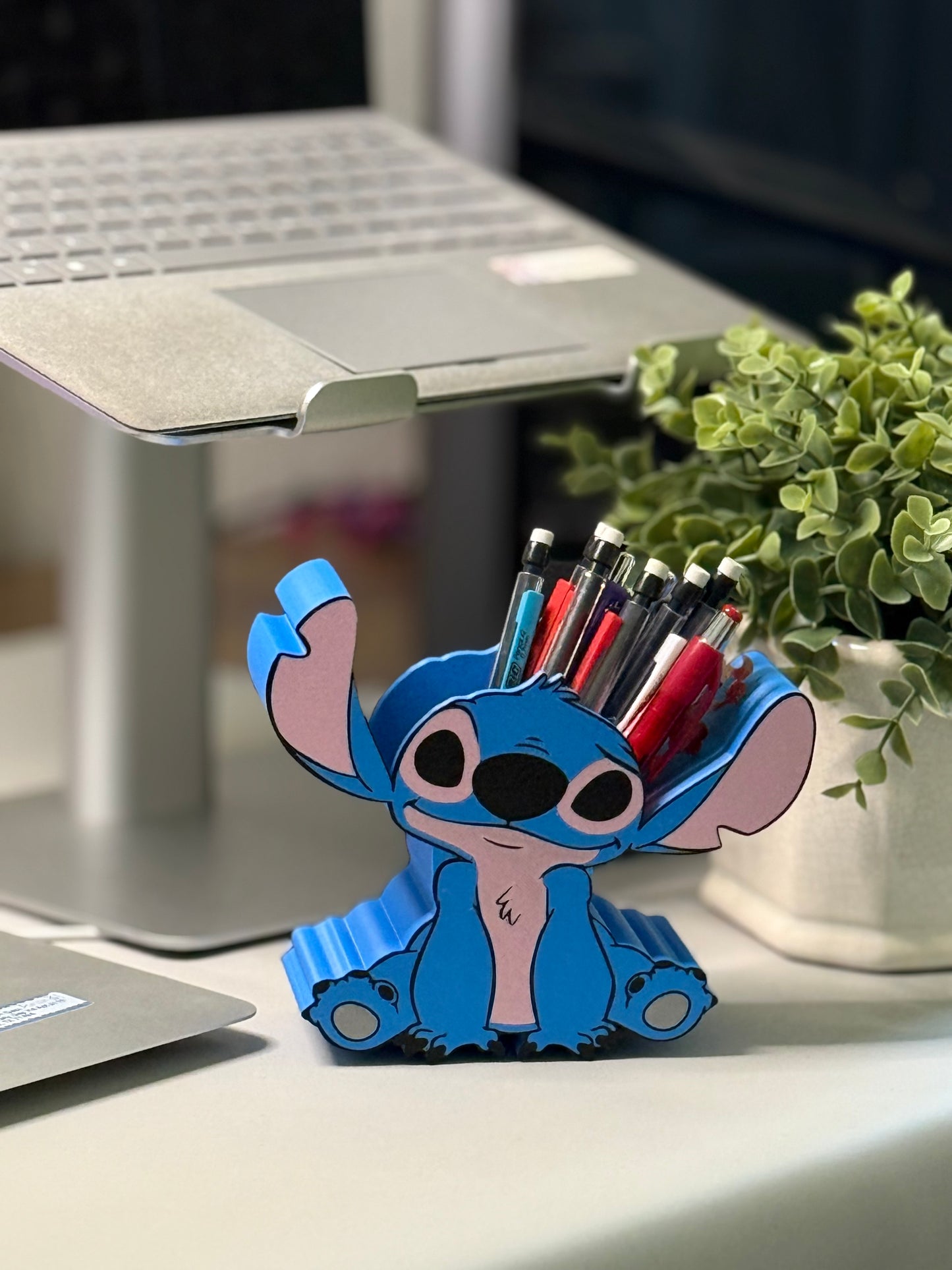 Stitch Blue Pen Holder