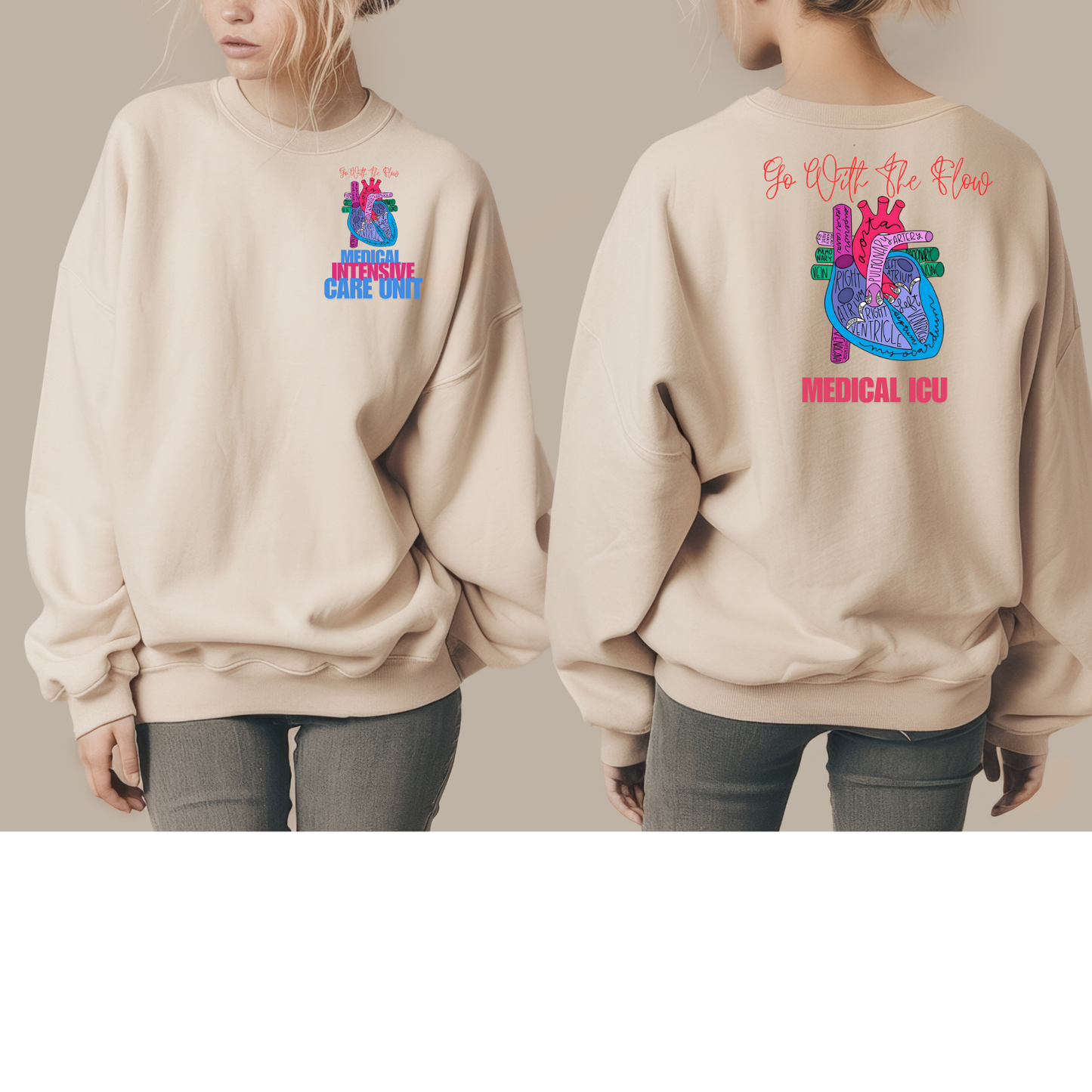 Go With The Flow Sweatshirt - Customize to Unit of Specialty