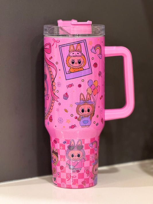 Pink Labubu Tumbler