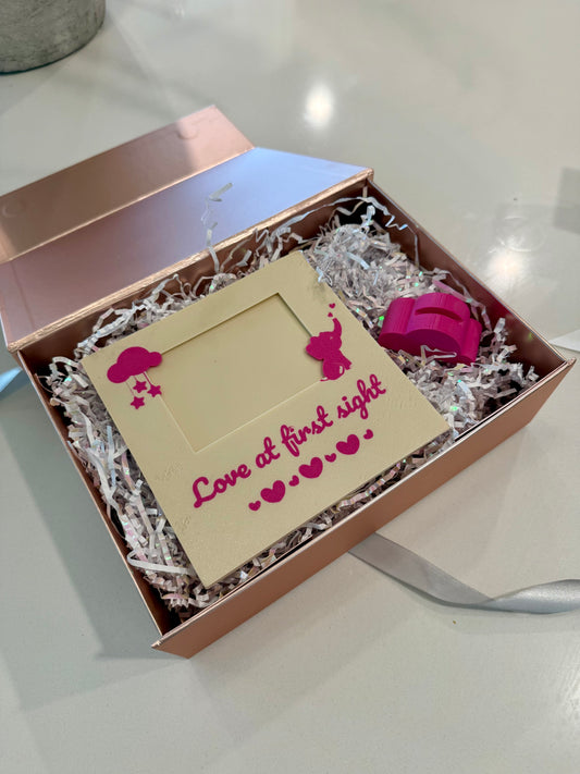 Heartbeat of Love: Ultrasound Baby Picture Frame